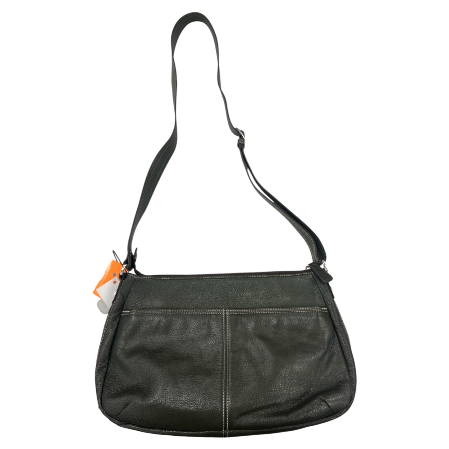 Handbag Leather By Brighton In Green, Size:Medium