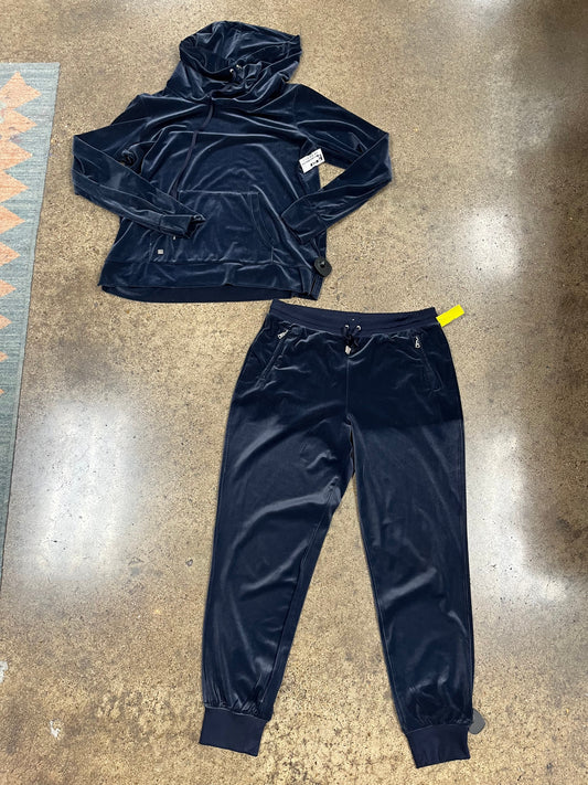 Lounge Set Pants By Lauren By Ralph Lauren In Navy, Size:L