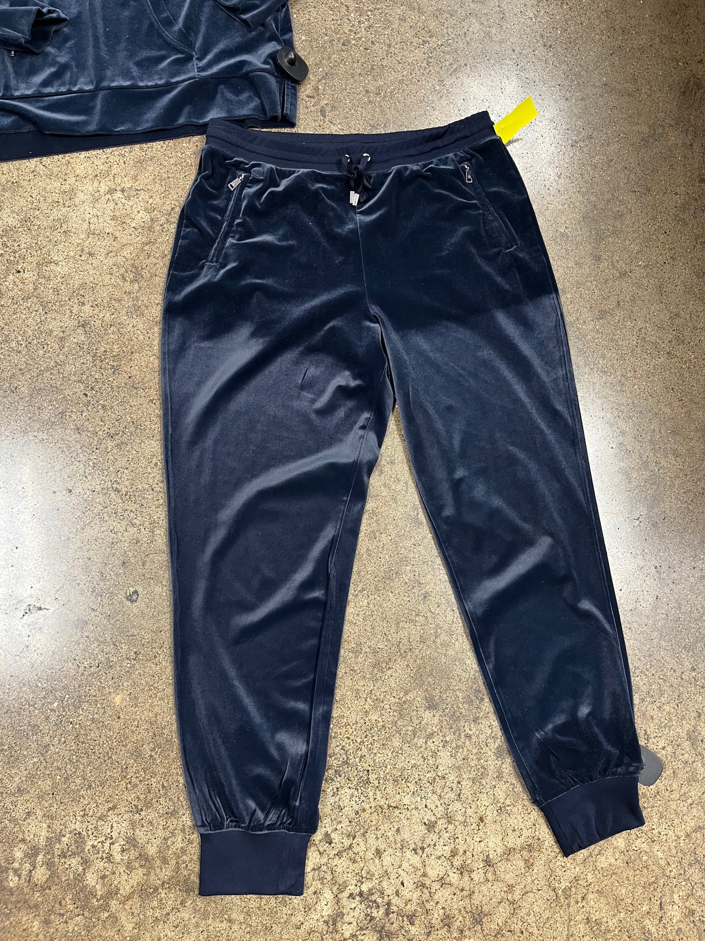 Lounge Set Pants By Lauren By Ralph Lauren In Navy, Size:L
