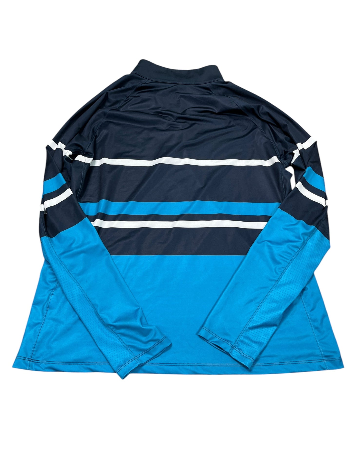 Athletic Top Ls Collar By Lady Hagen In Navy, Size:Xl