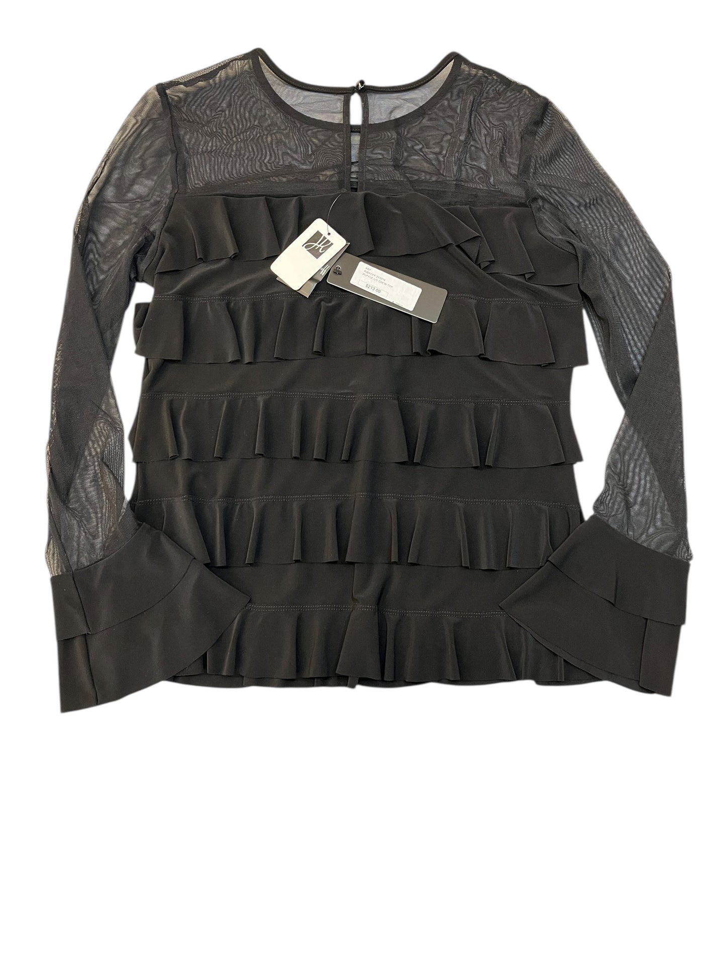 Blouse Ls By Joseph Ribkoff In Black, Size:M