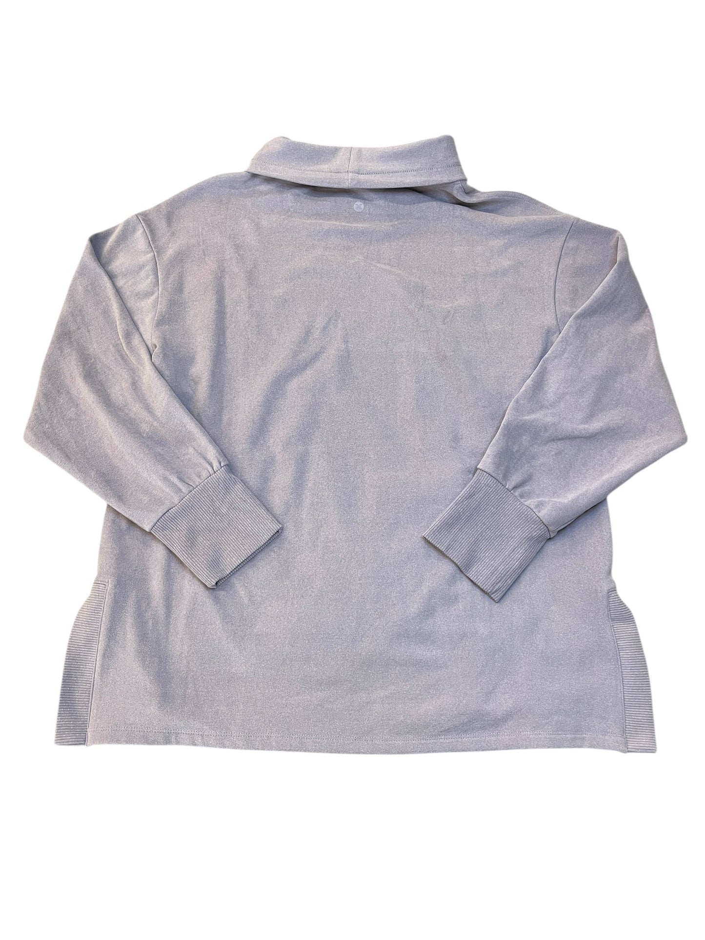 Athletic Top Ls Collar By Rbx In Purple, Size:L