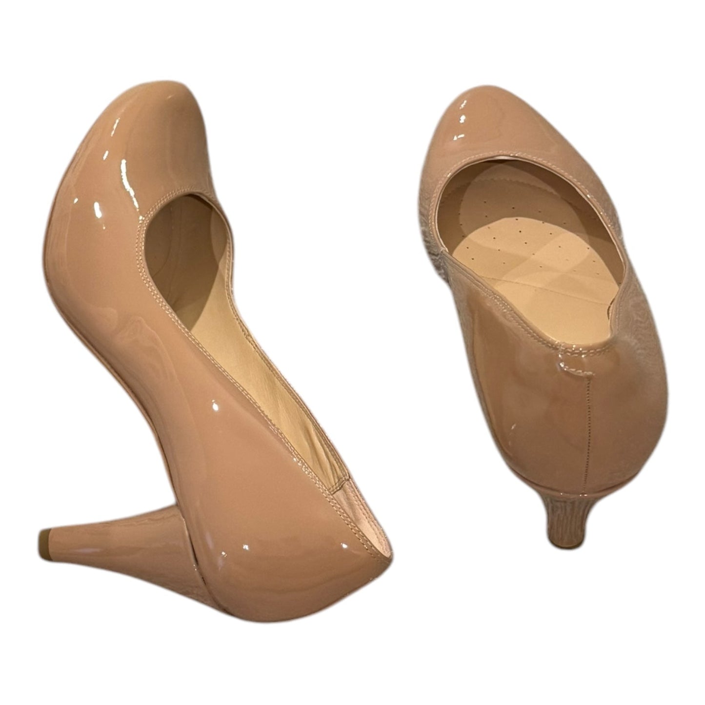 Shoes Heels Block By Clarks In Peach, Size:10