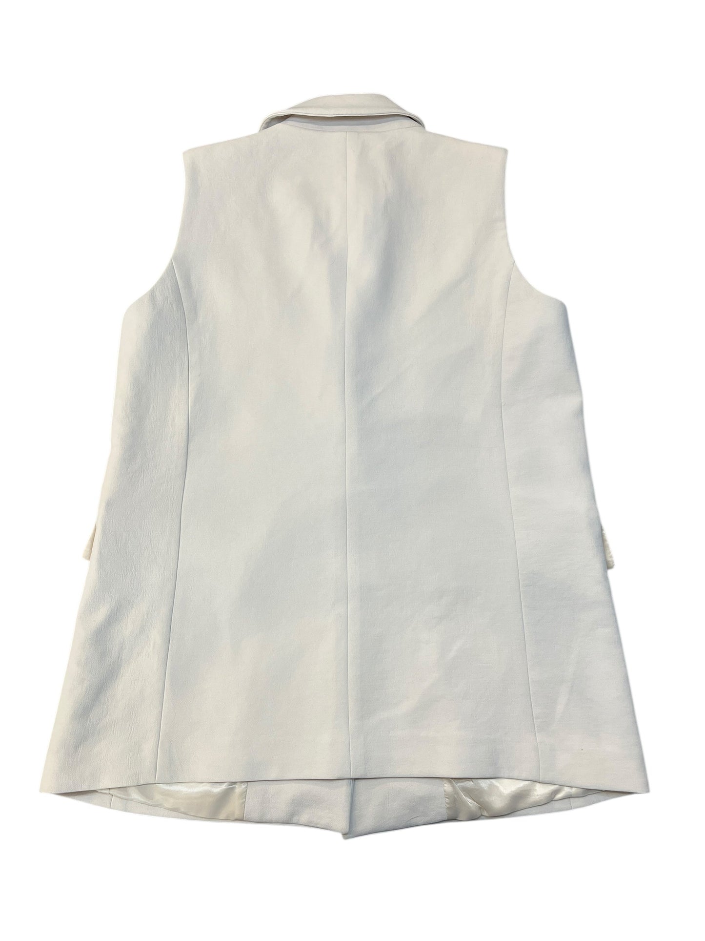 Vest Other By Abercrombie And Fitch In Cream, Size:M