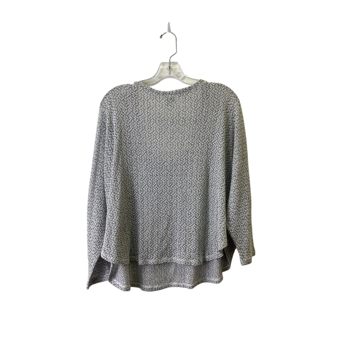 Sweater By Bar Iii In Grey & White, Size:L