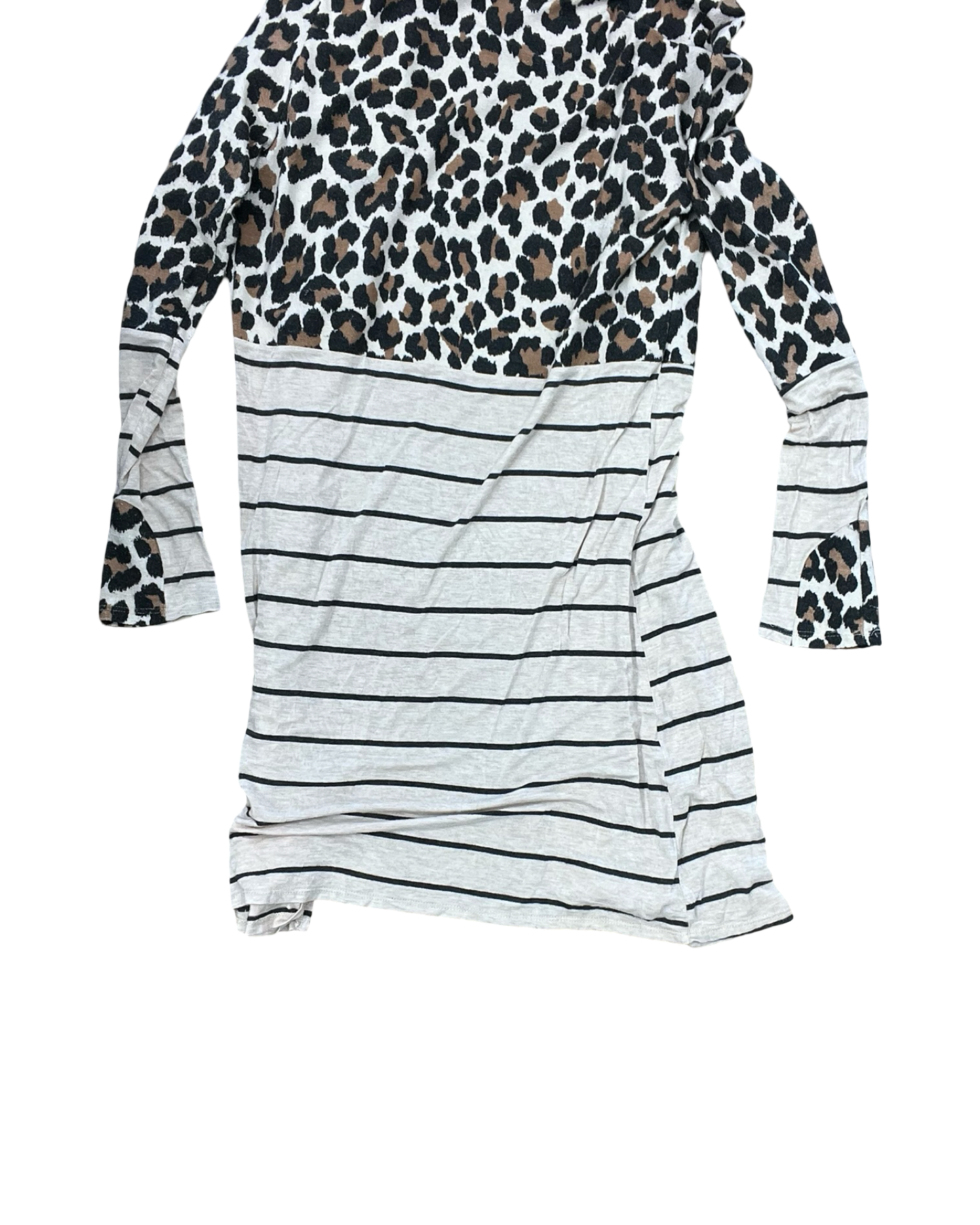 Cardigan By Lovely Melody In Animal Print, Size:S