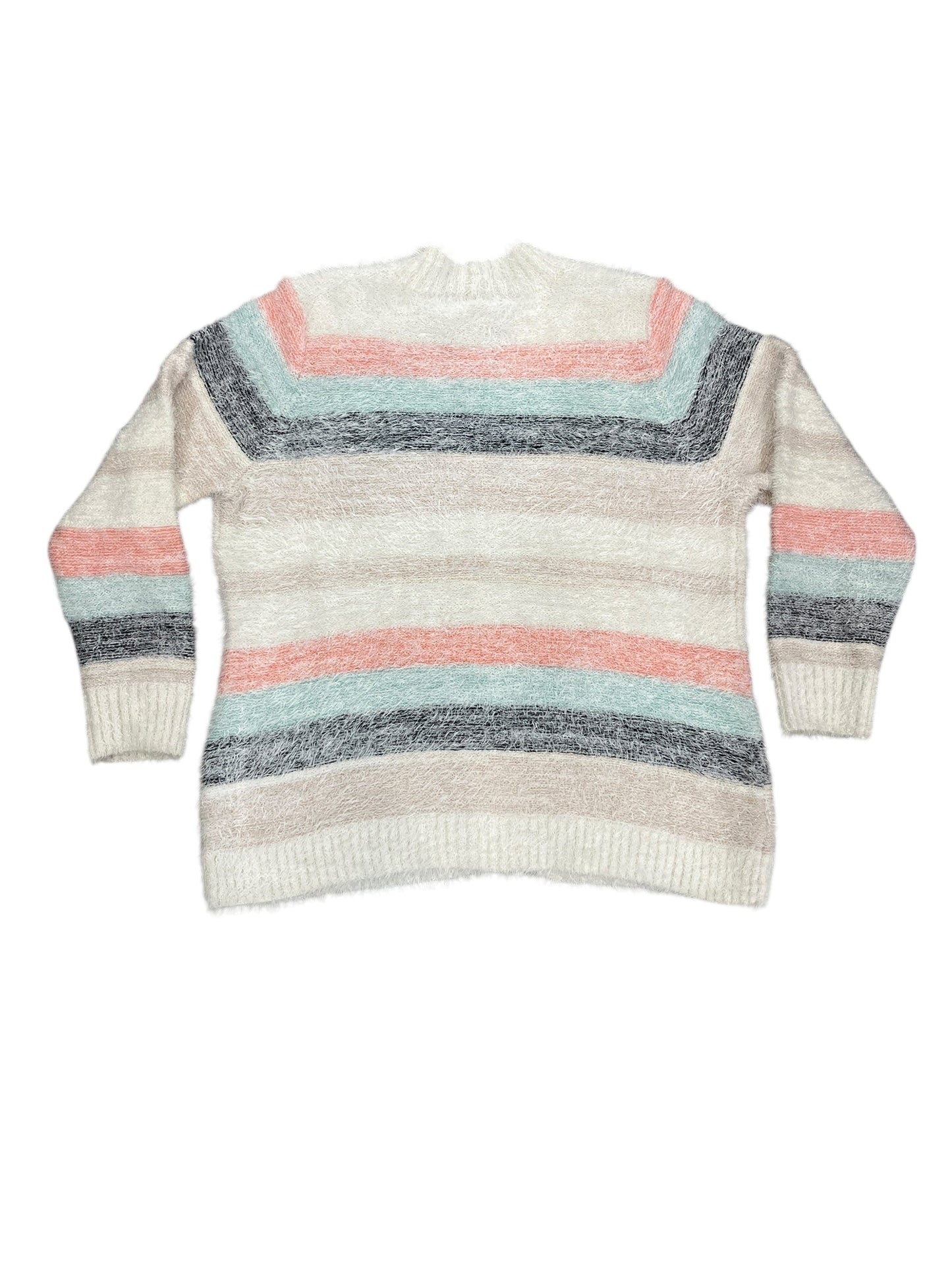 Cardigan By Christopher And Banks In White, Size:Xlp