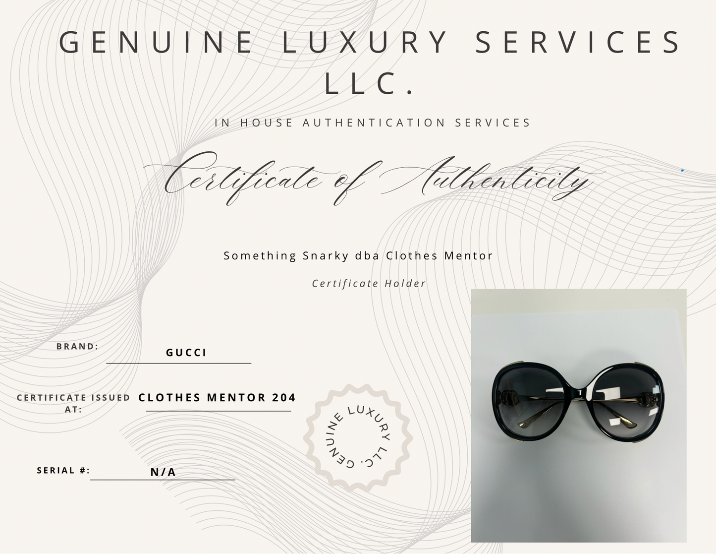 Sunglasses Luxury Designer By Gucci