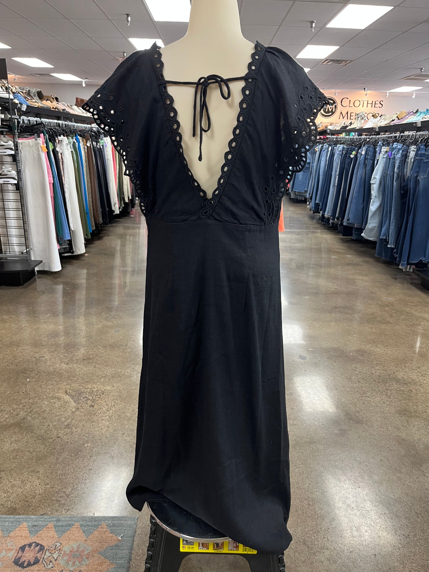 Dress Casual Maxi By Ann Taylor In Black, Size:6