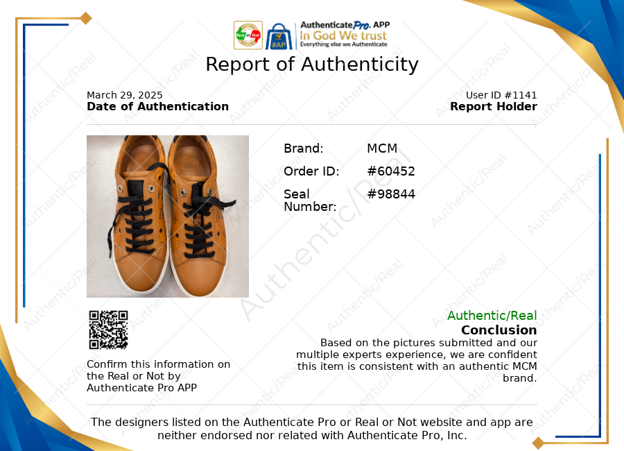 Shoes Luxury Designer By Mcm In Brown, Size:9.5
