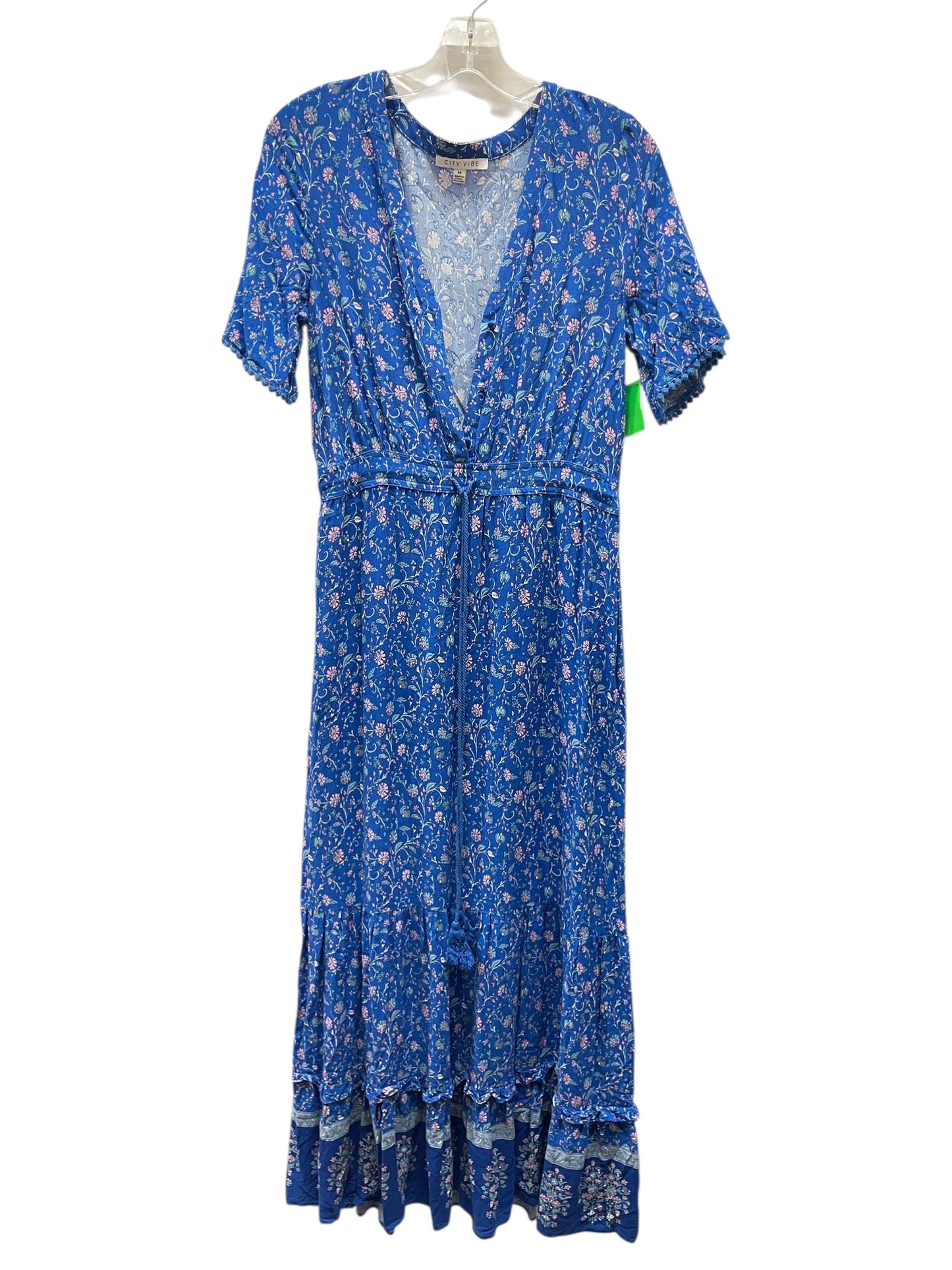 Dress Casual Maxi By CITY VIBE In Blue, Size:M
