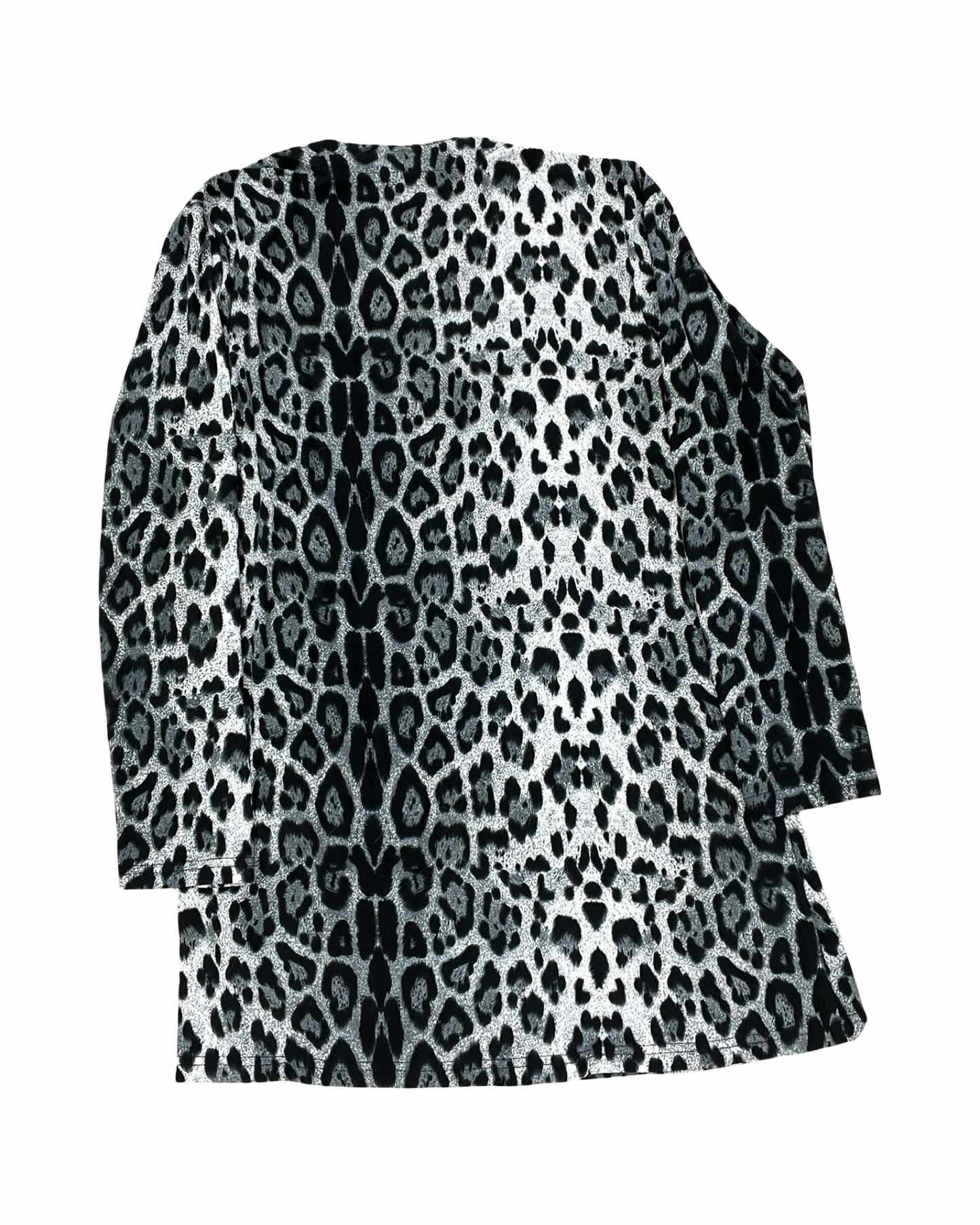 Cardigan By Clothes Mentor In Black & Grey, Size:Xl