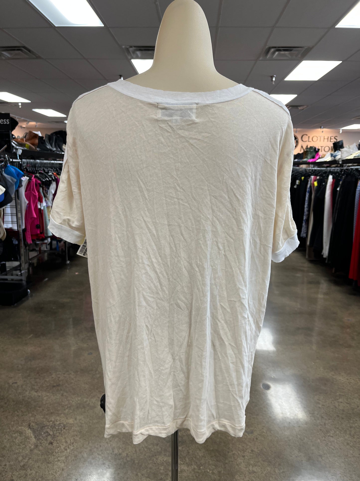 Top Ss By Wildfox In Cream, Size:L