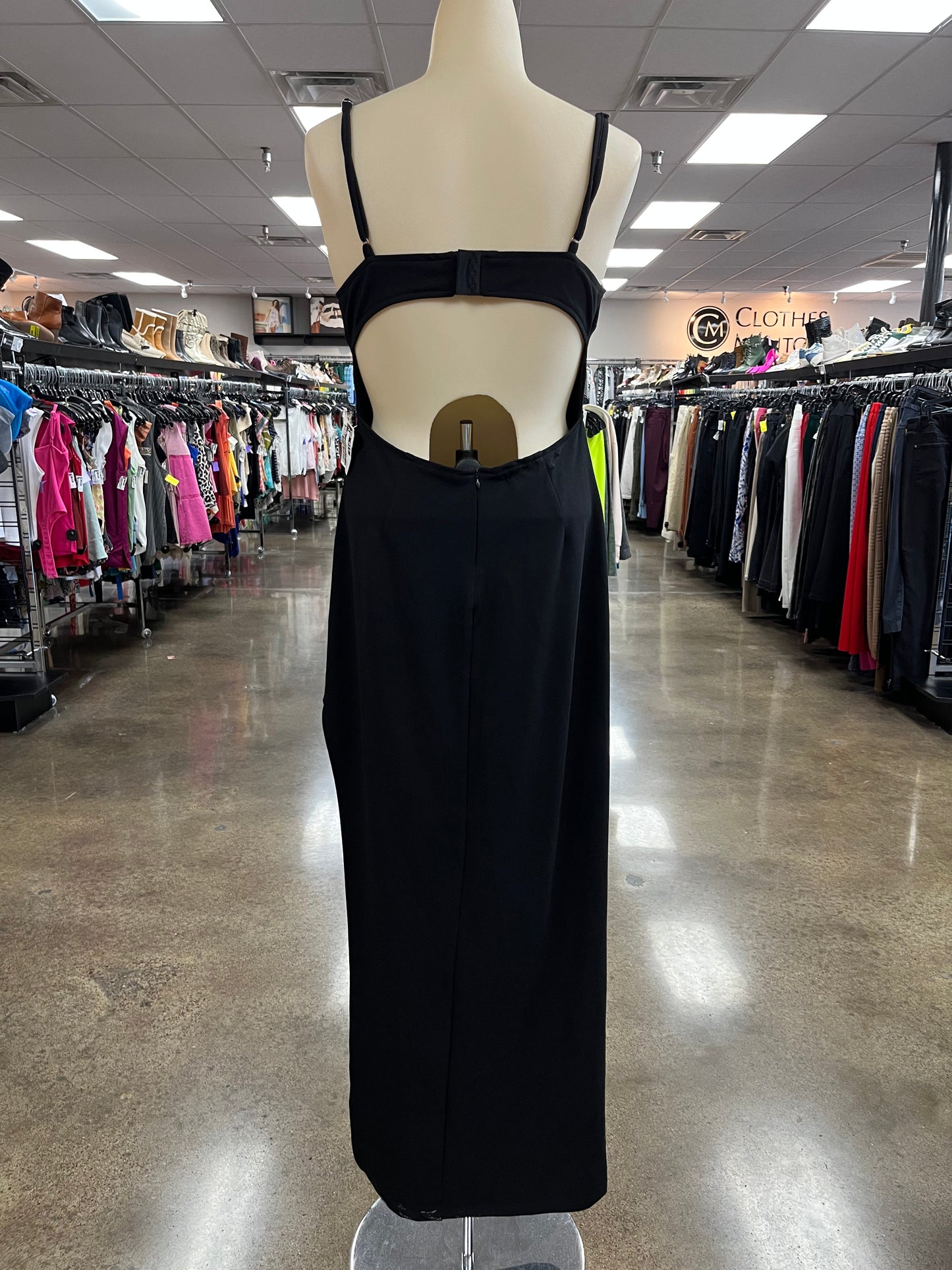 Dress Party Long By Clothes Mentor In Black, Size:M