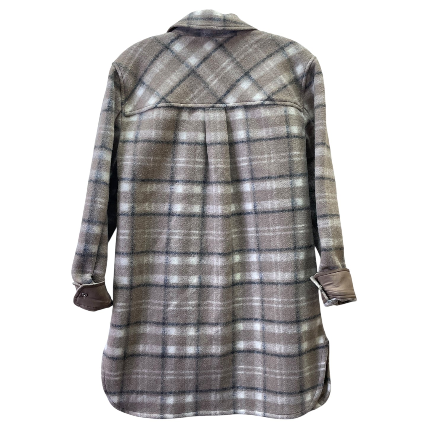 Jacket Shirt By J. Crew In Plaid Pattern, Size:S