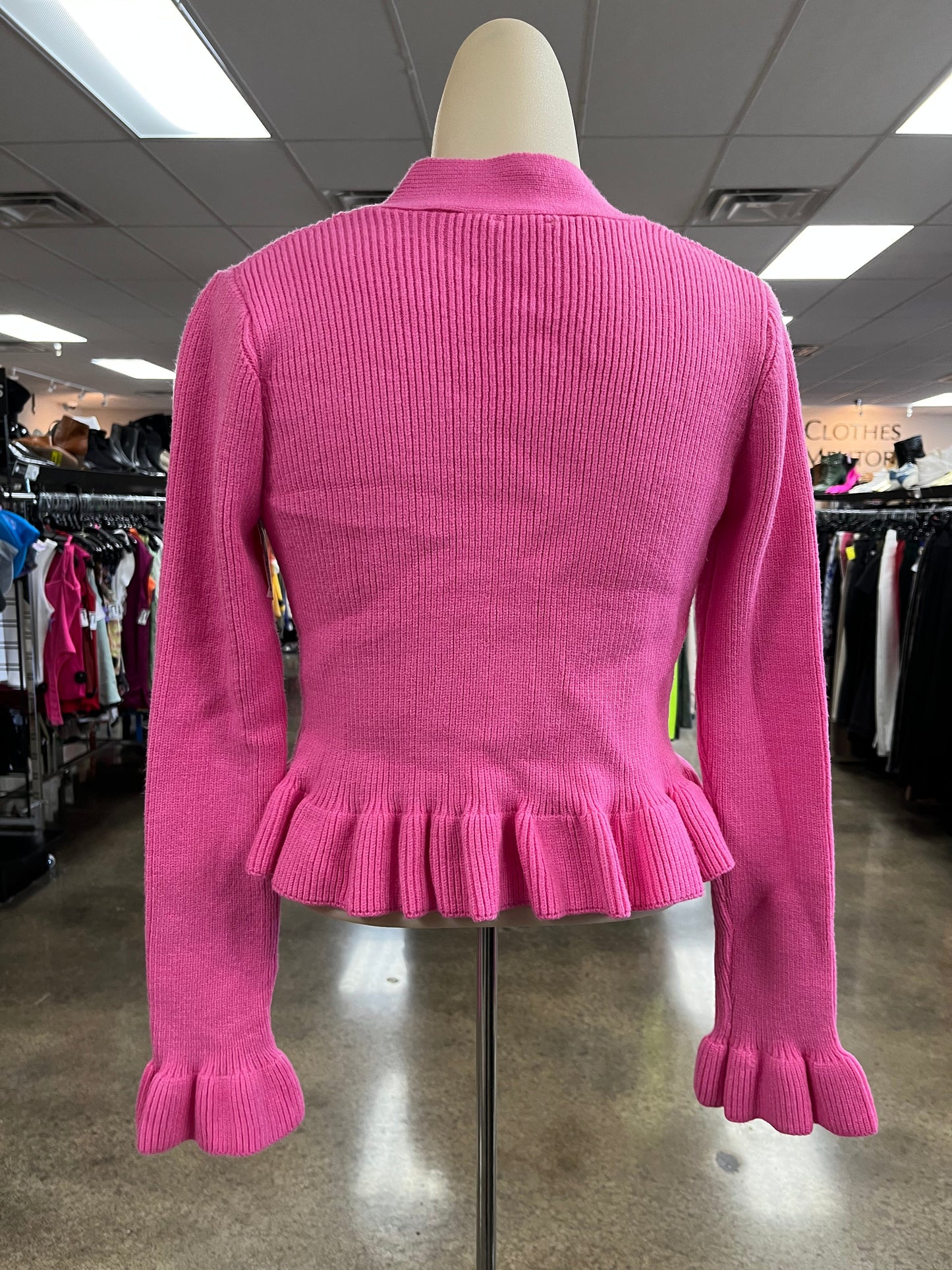 Sweater Cardigan By Tcec In Pink, Size:S