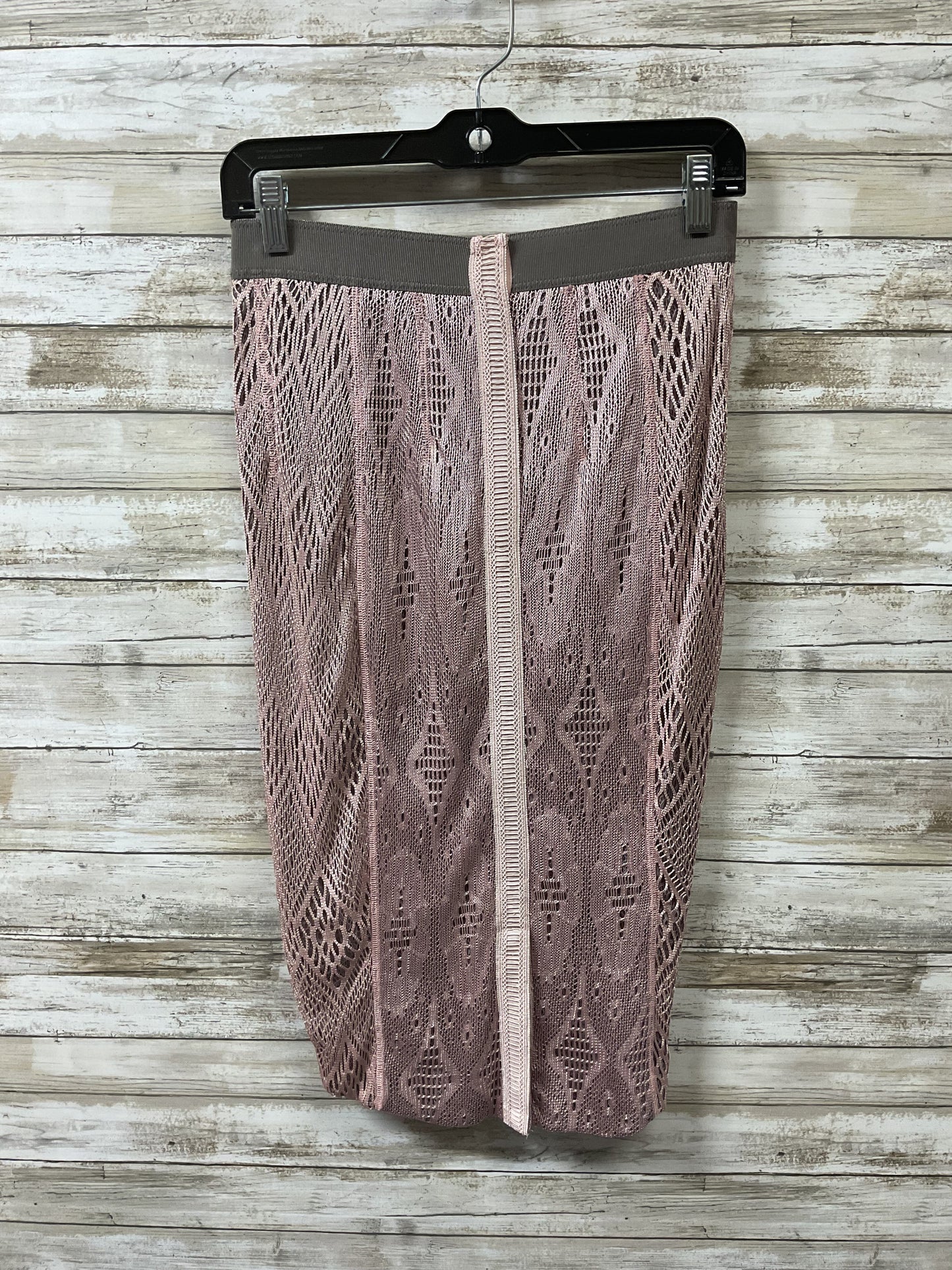 Skirt Midi By Cma In Pink & Tan, Size:2
