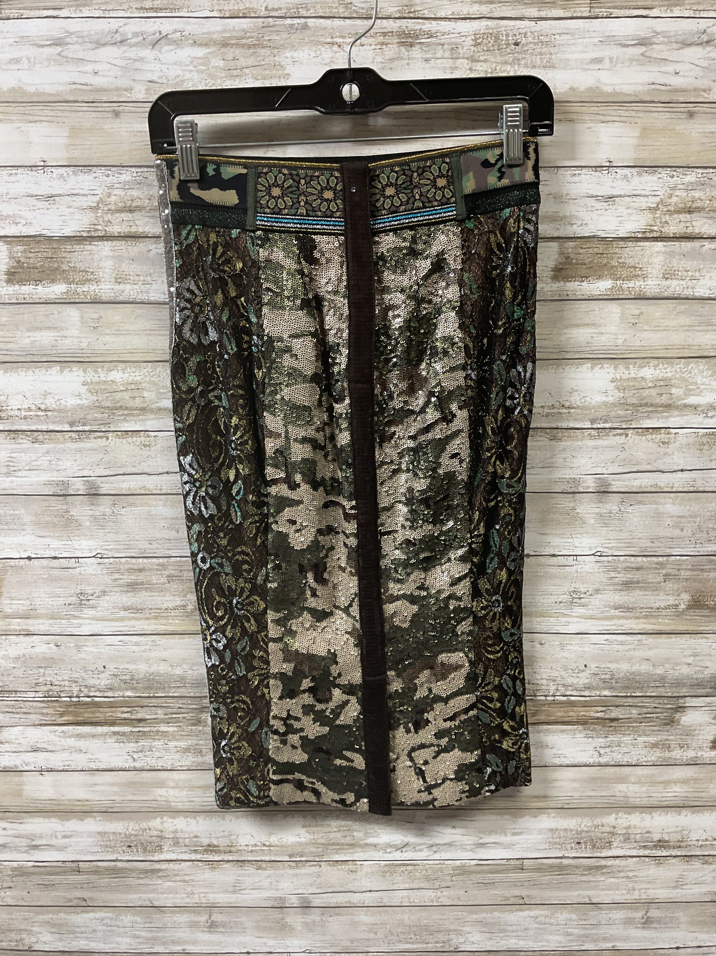 Skirt Midi By Cma In Camouflage Print, Size:2