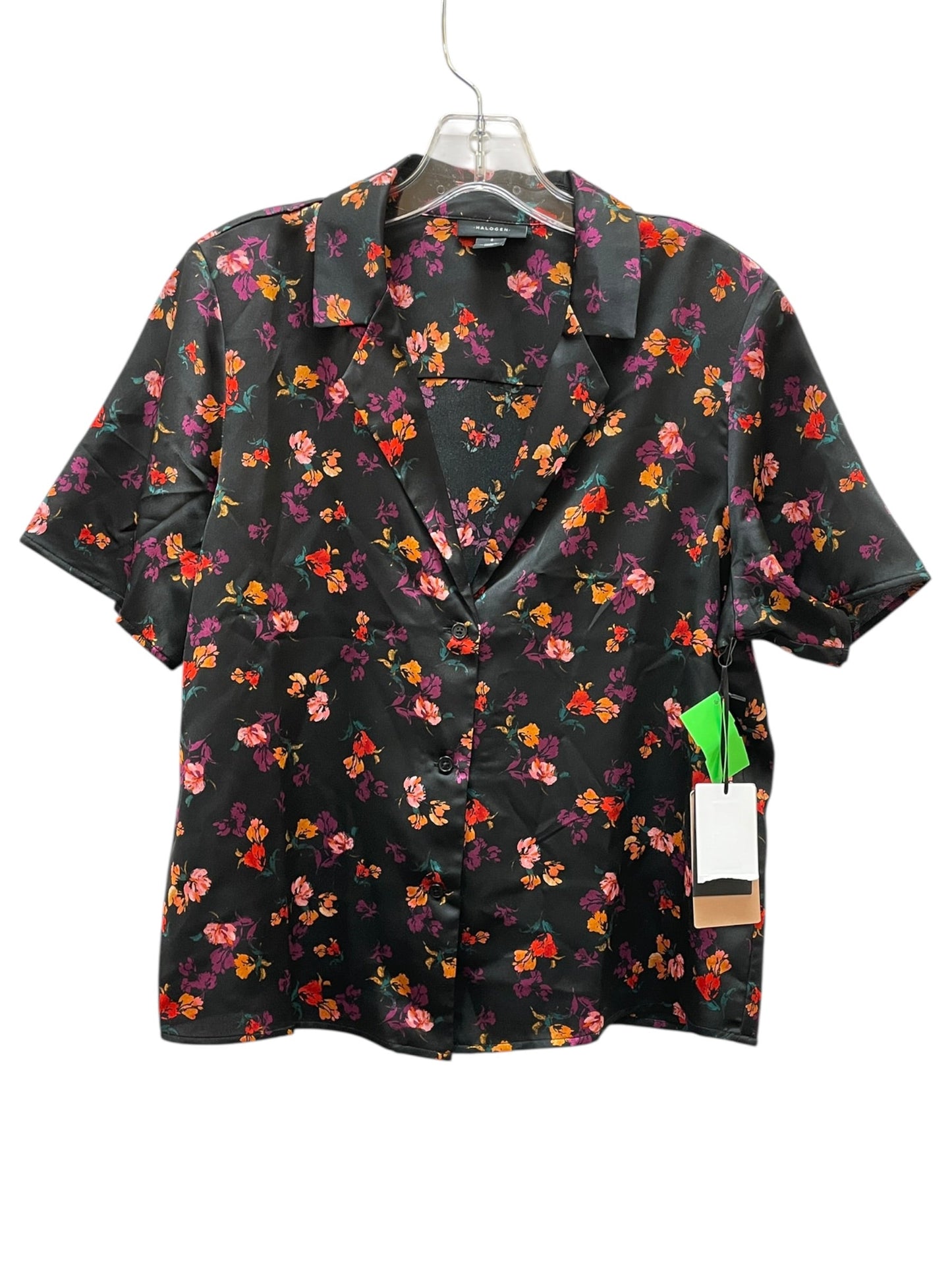Blouse Ss By Halogen In Floral Print, Size:S