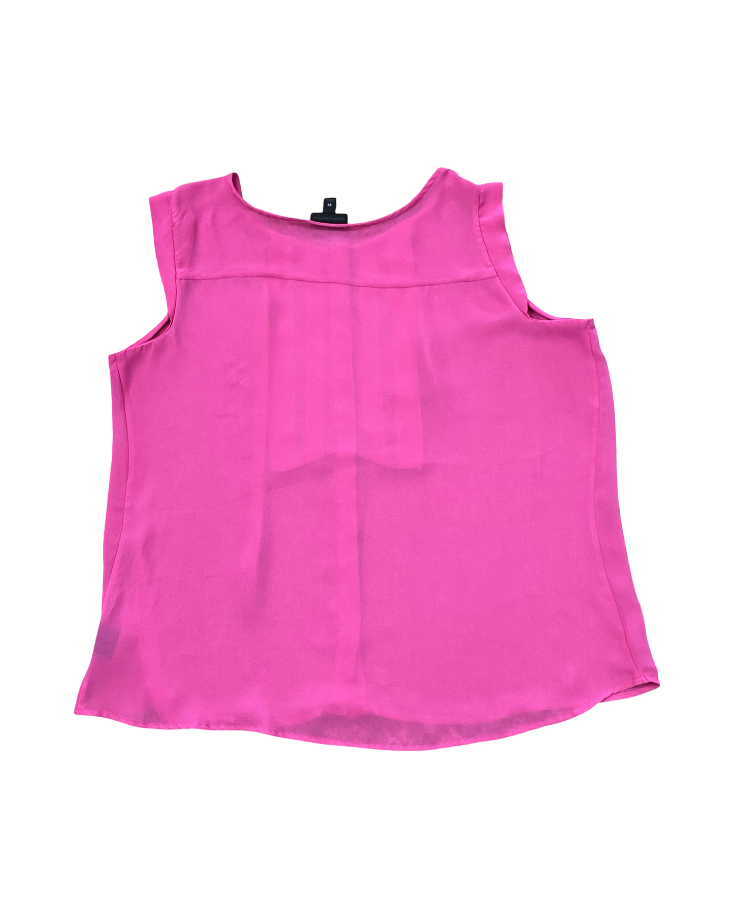Top Sleeveless By Worthington In Pink, Size:2X