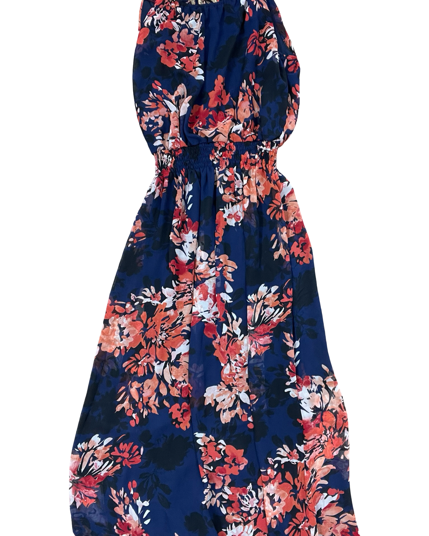Dress Party Long By Enfocus In Blue & Red, Size:M