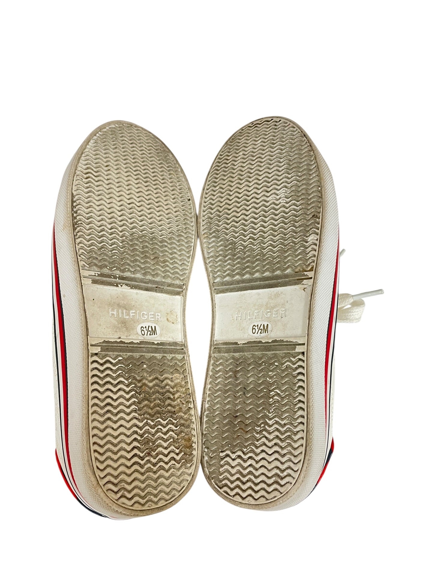 Shoes Sneakers By Tommy Hilfiger In Blue & Red & White, Size:6.5