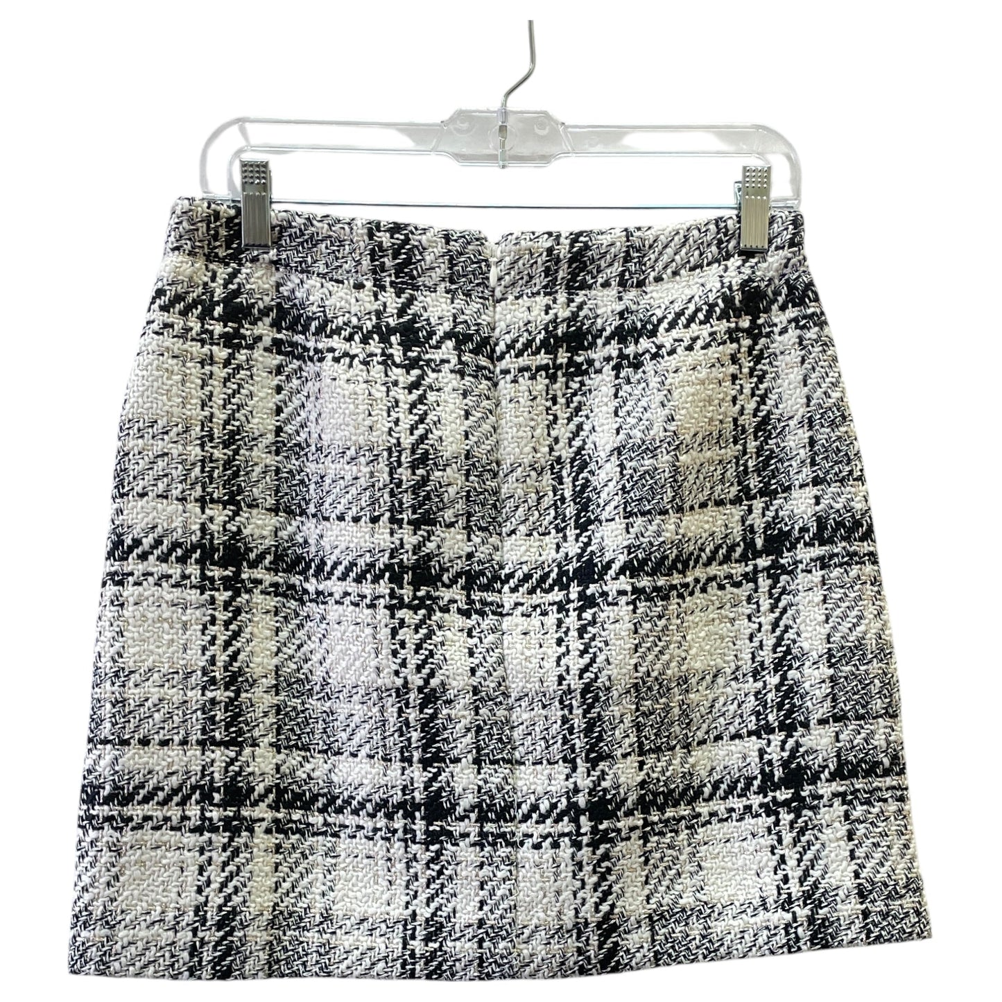 Skirt Mini & Short By Loft In Black & Gold, Size:4