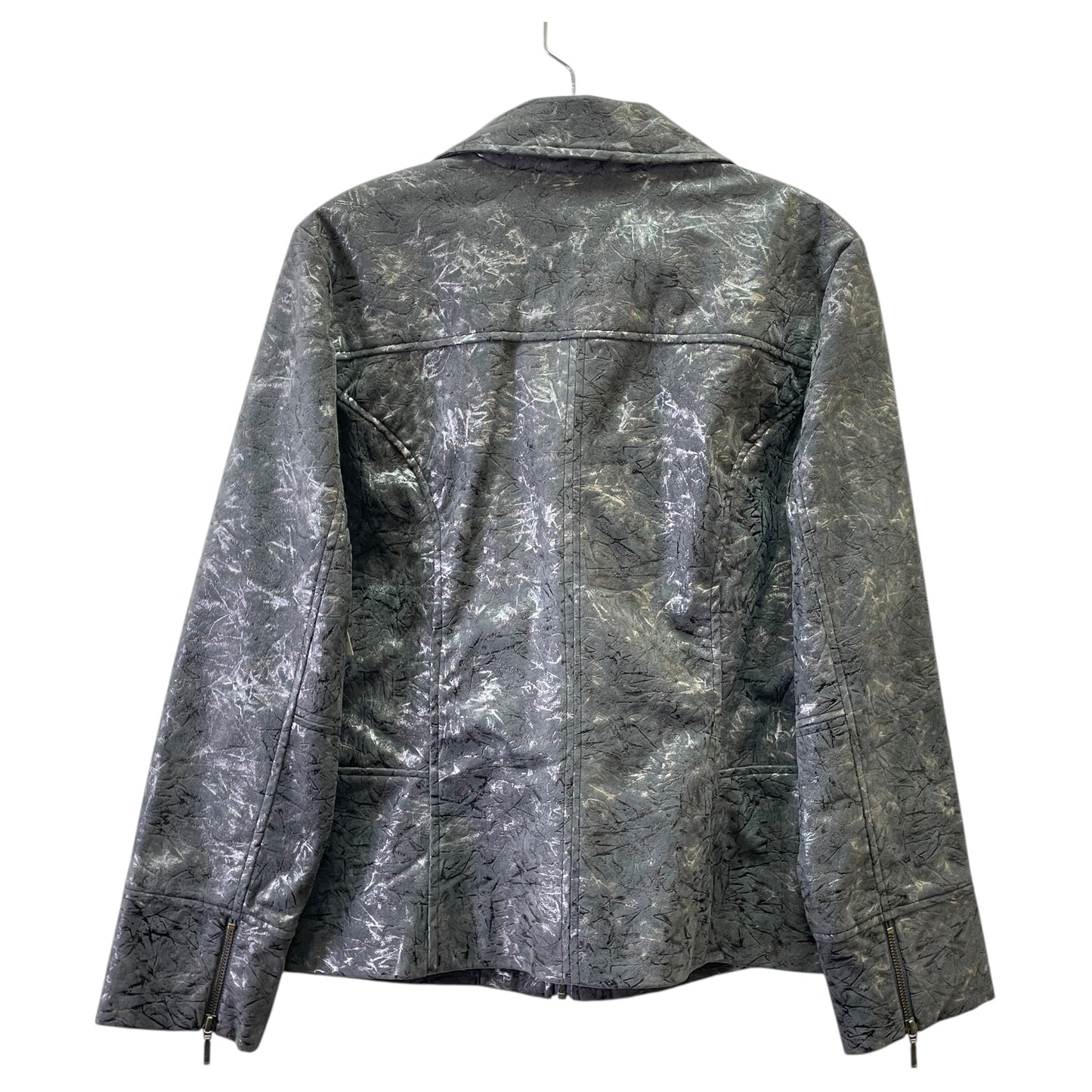Jacket Other By Christopher And Banks In Grey & Silver, Size:L