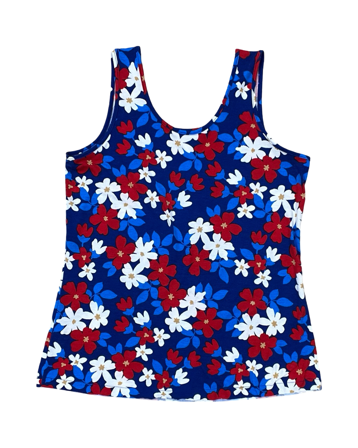 Tank Top By Lularoe In Blue & Red, Size:Xxs