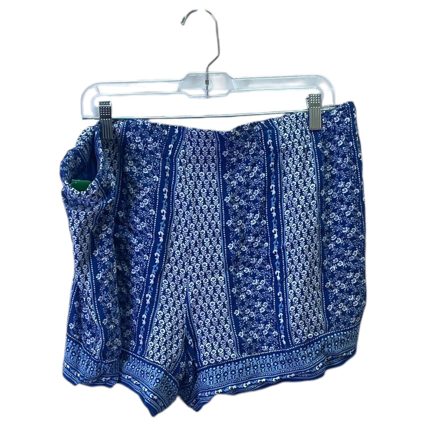 Shorts By Loft In Blue & White, Size:16