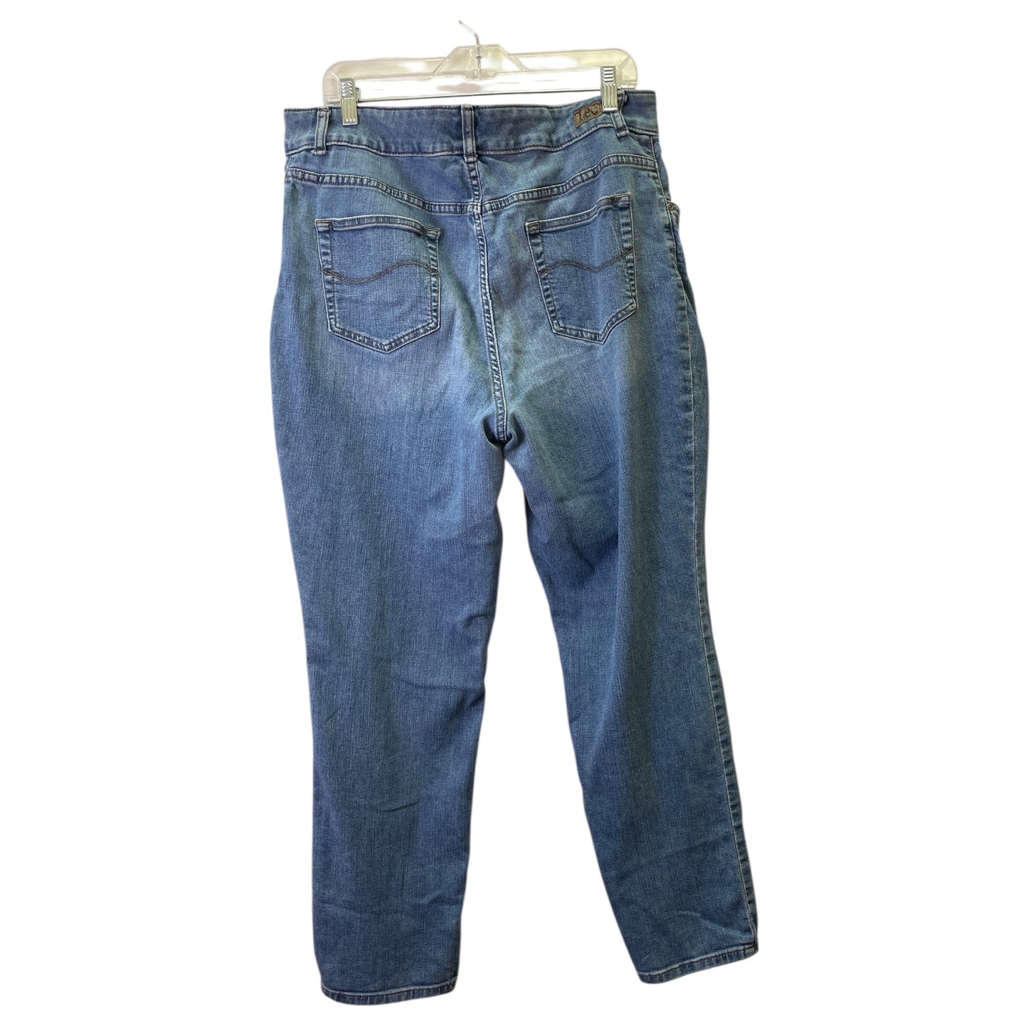 Jeans Straight By Lee In Blue, Size:16