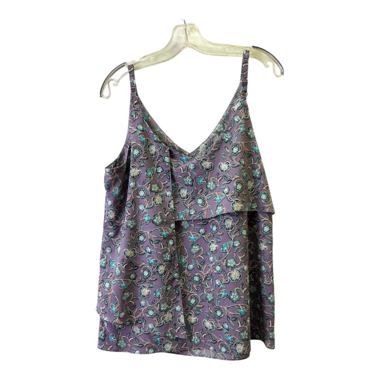 Top Sleeveless Basic By Cabi In Purple, Size:M