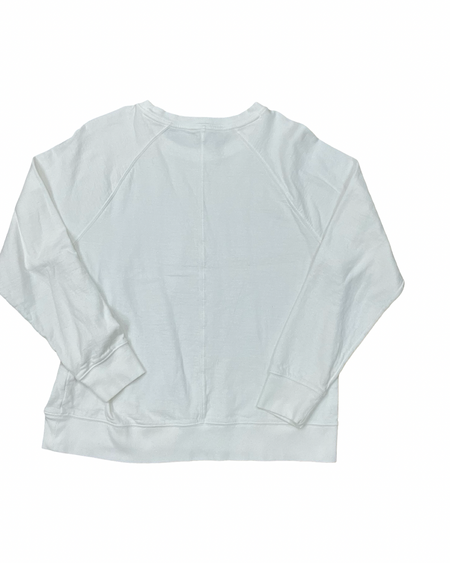 Athletic Top Ls Crewneck By Athleta In White, Size:L