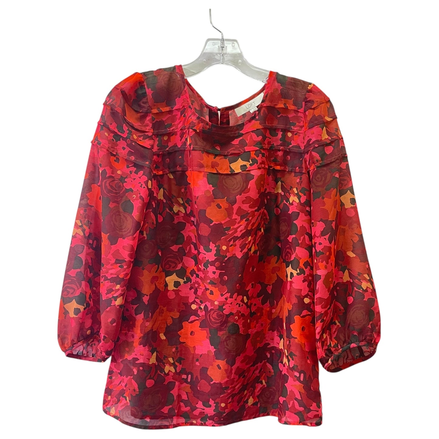 Top Ls By Loft In Red, Size:S