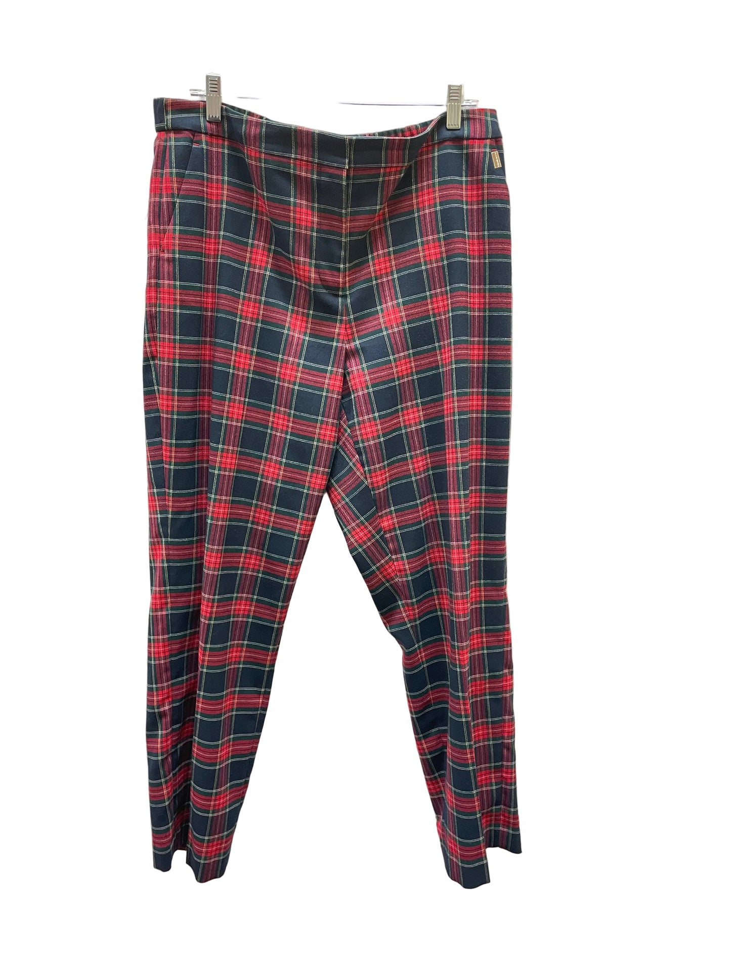 Pants Dress By Tommy Hilfiger In Plaid Pattern, Size:14