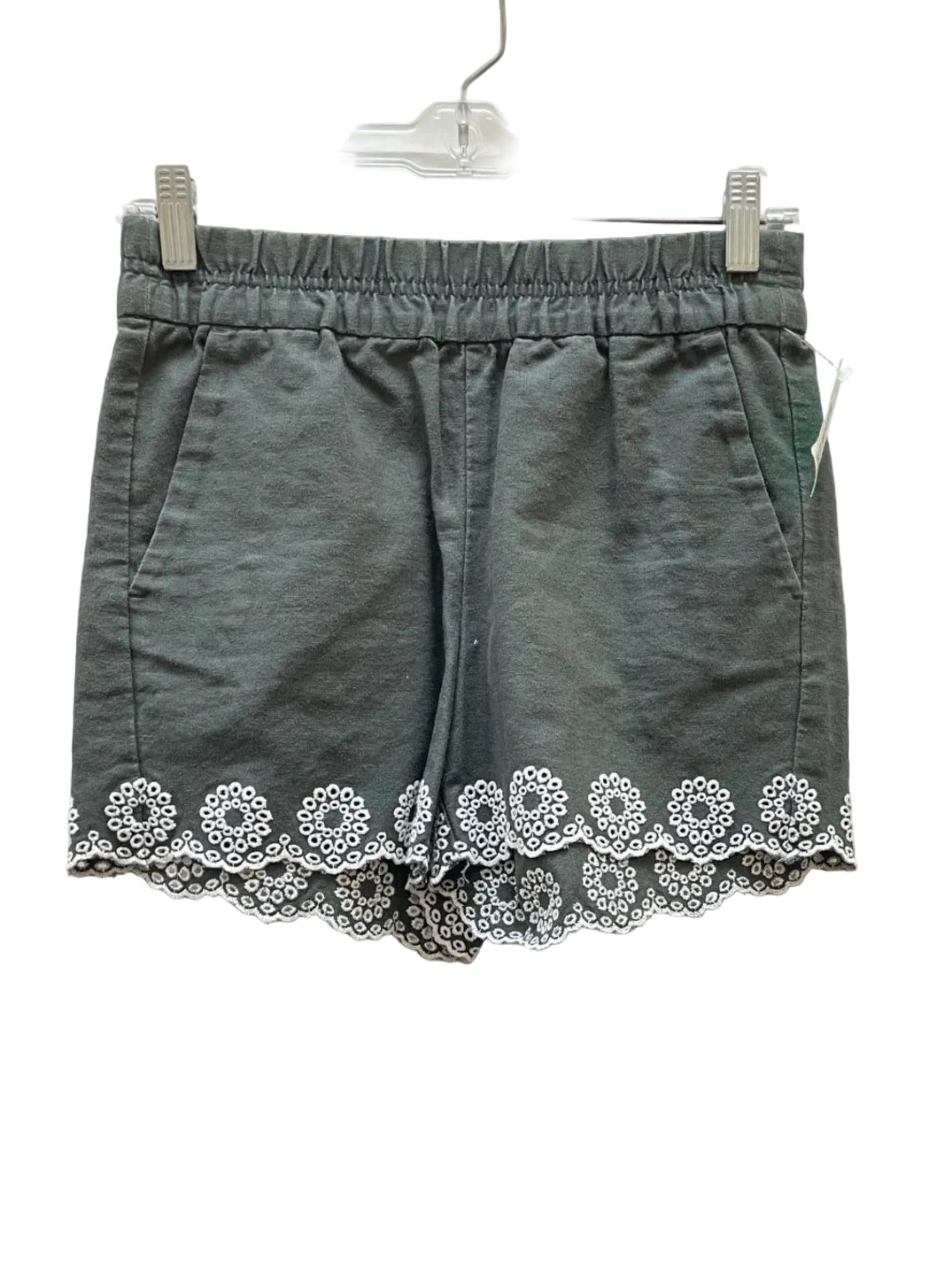 Shorts By J. Crew In Grey & White, Size:Xxs