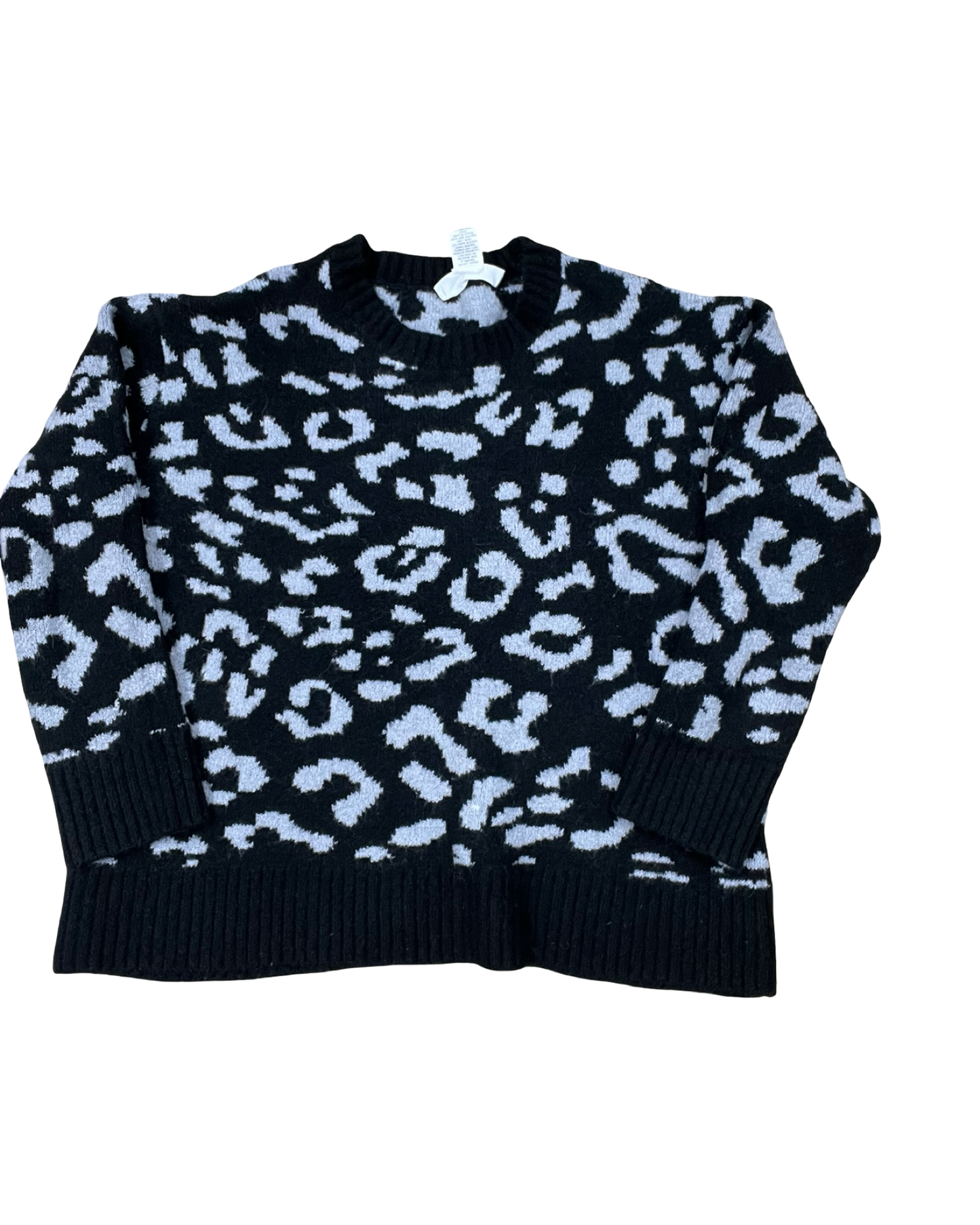 Sweater By Workshop In Black & Grey, Size:L