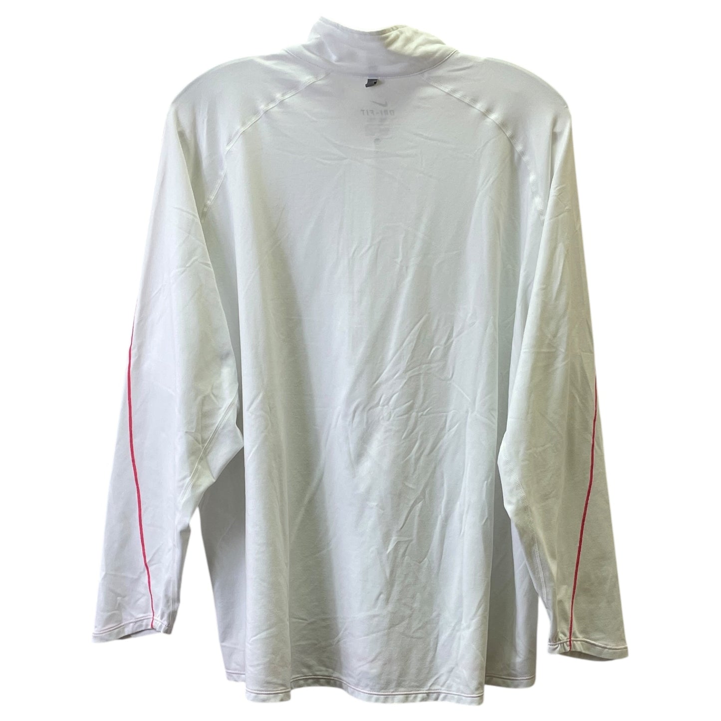 Athletic Sweatshirt Collar By Nike In White, Size:3X
