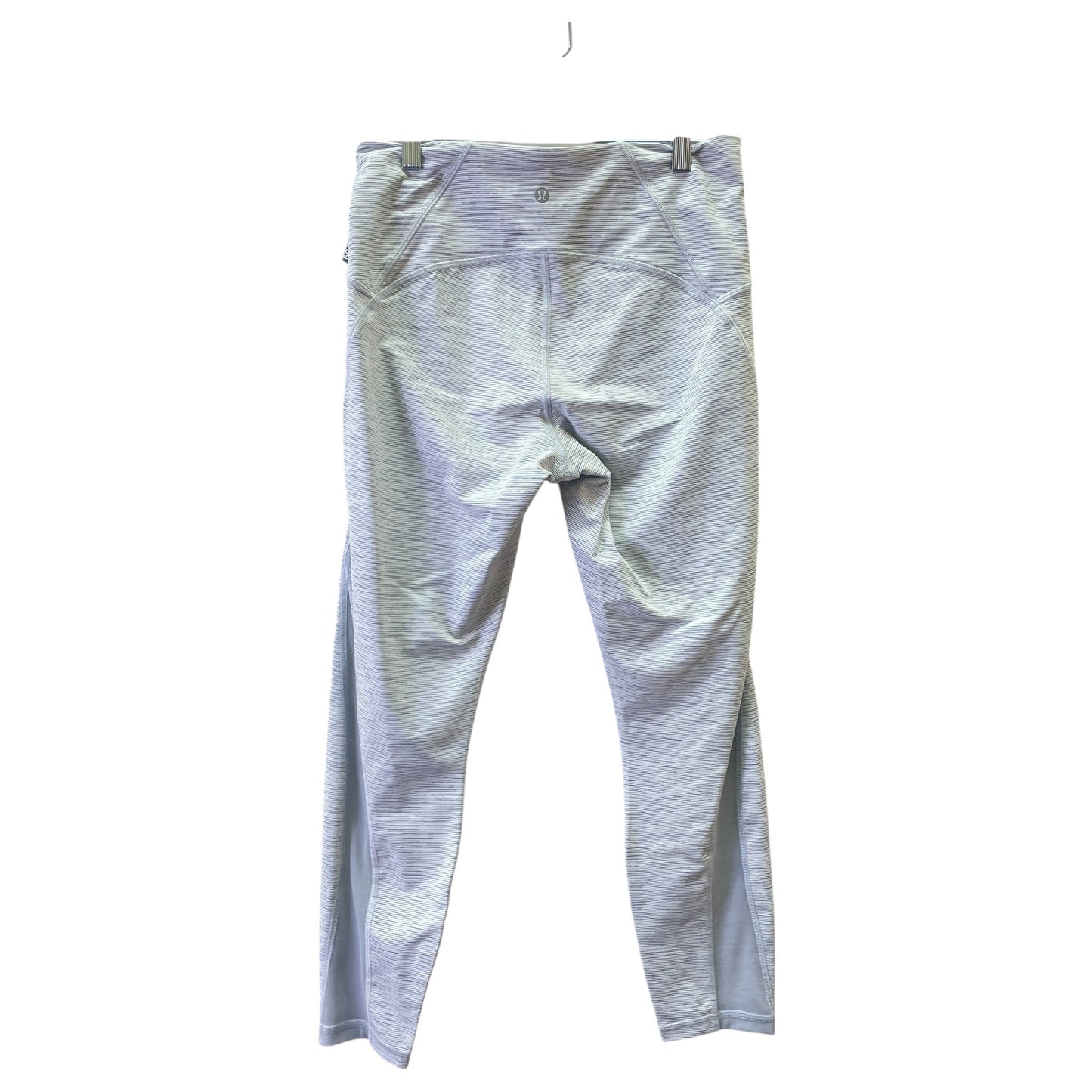 Athletic Leggings By Lululemon In Grey, Size:10