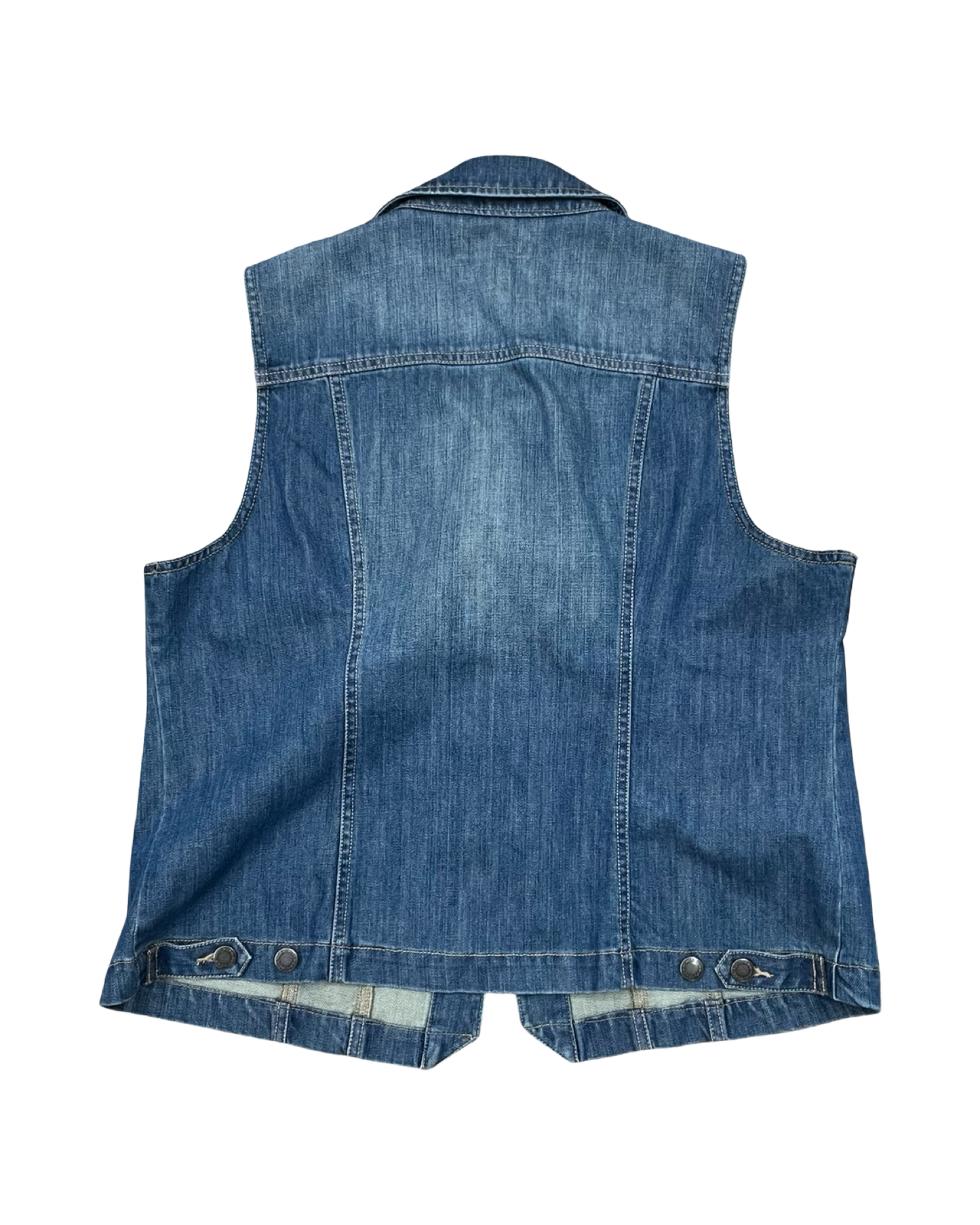 Vest Other By Ruff Hewn In Blue Denim, Size:Xl