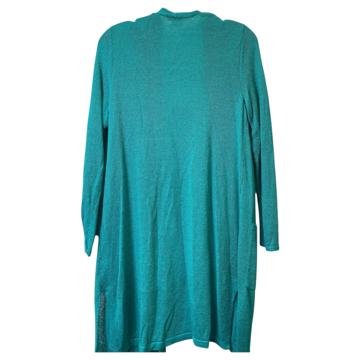 Sweater Cardigan By J. Jill In Green, Size:S