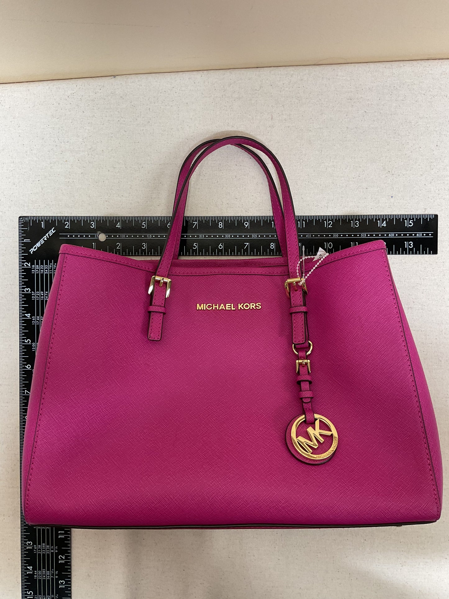 Handbag Designer By Michael Kors In Pink, Size:Small