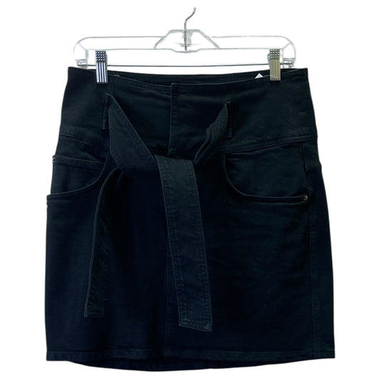 Skirt Designer By Rebecca Minkoff In Black Denim, Size:M