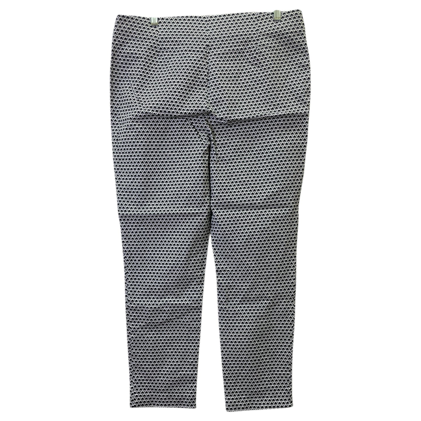 Pants Dress By Chicos In Black & White, Size:12