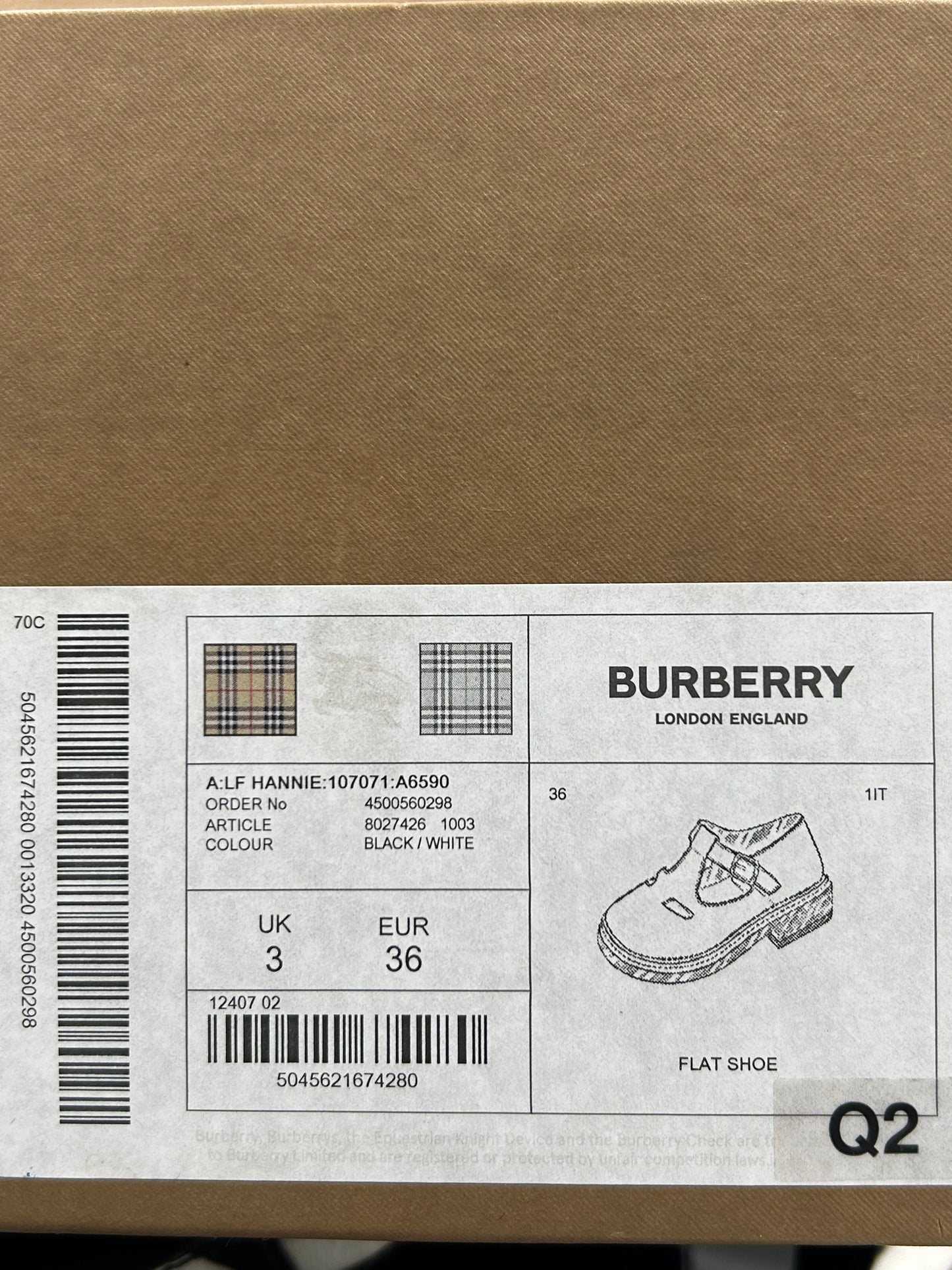 Like New! Burberry Zebra Print Hannie Shoes  Size: 6