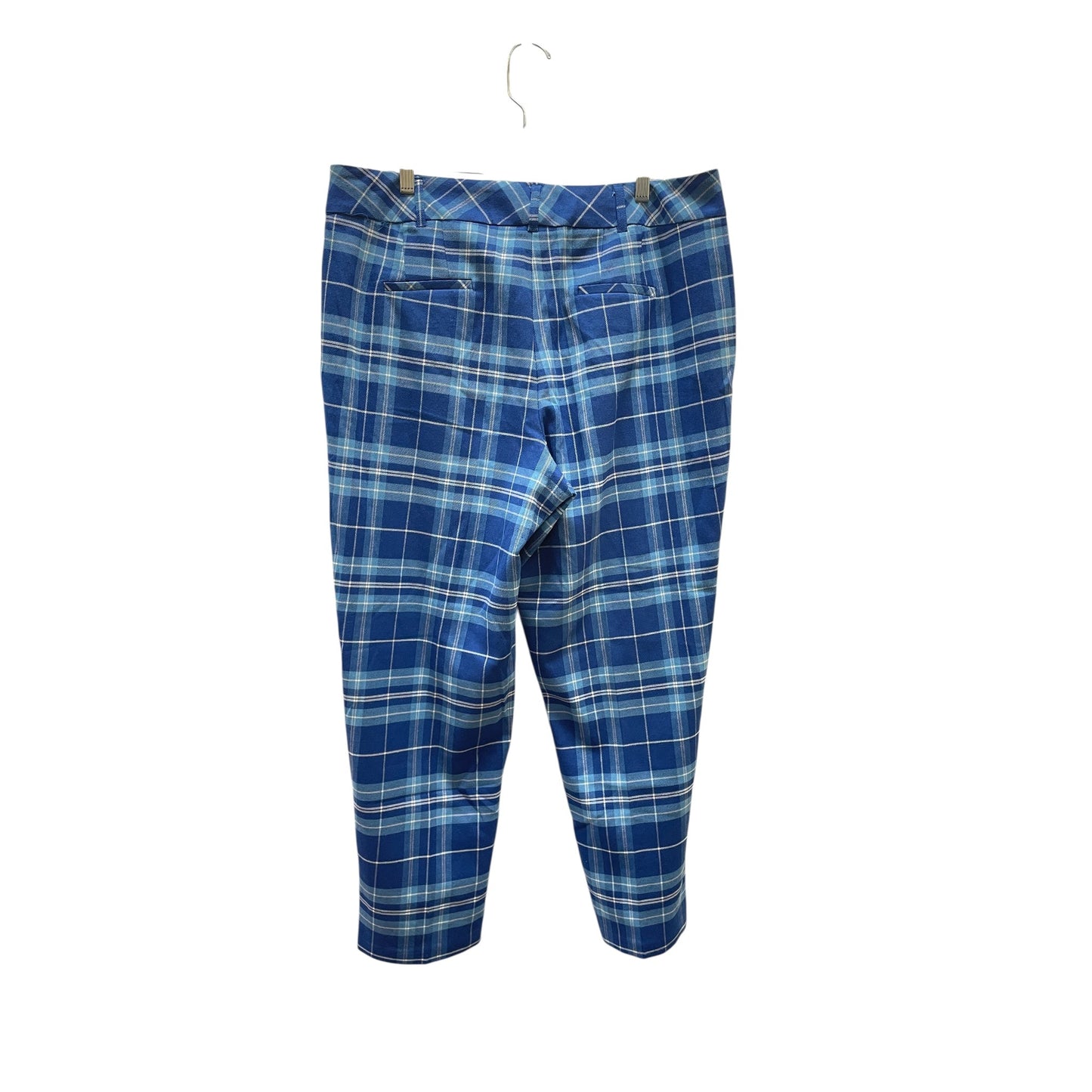 Pants Dress By Ashley Stewart In Blue & White, Size:16