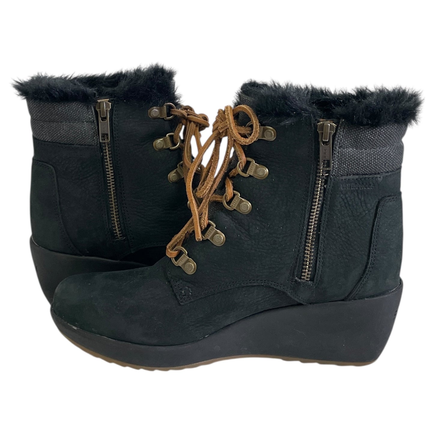 Boots Knee Heels By Cme In Black, Size:7.5