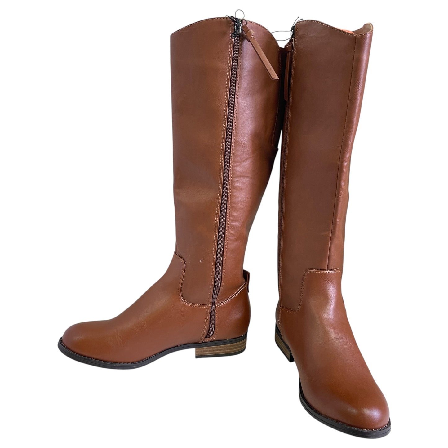 Boots Knee Flats By Universal Thread In Tan, Size:7