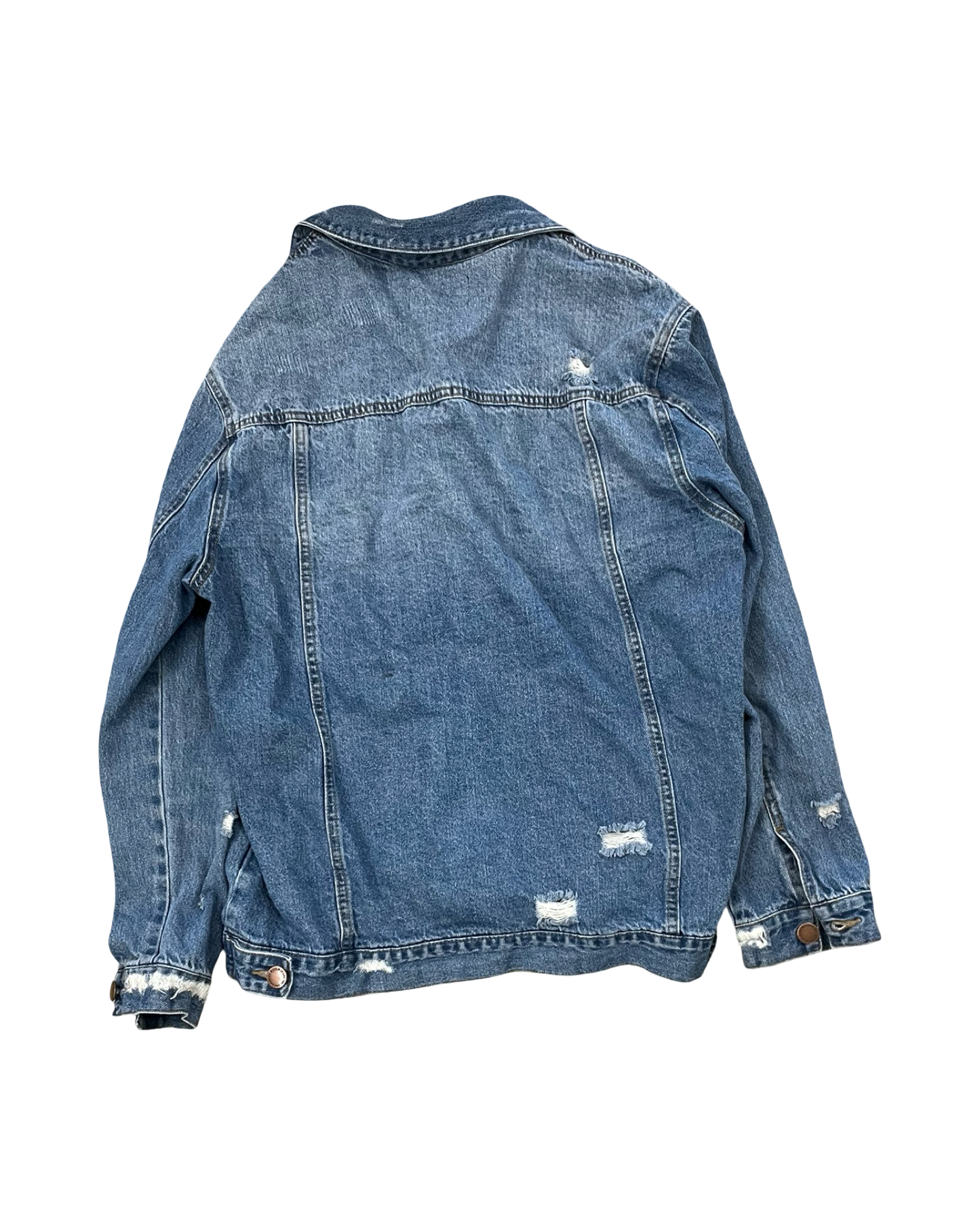 Jacket Denim By Risen In Blue Denim, Size:M