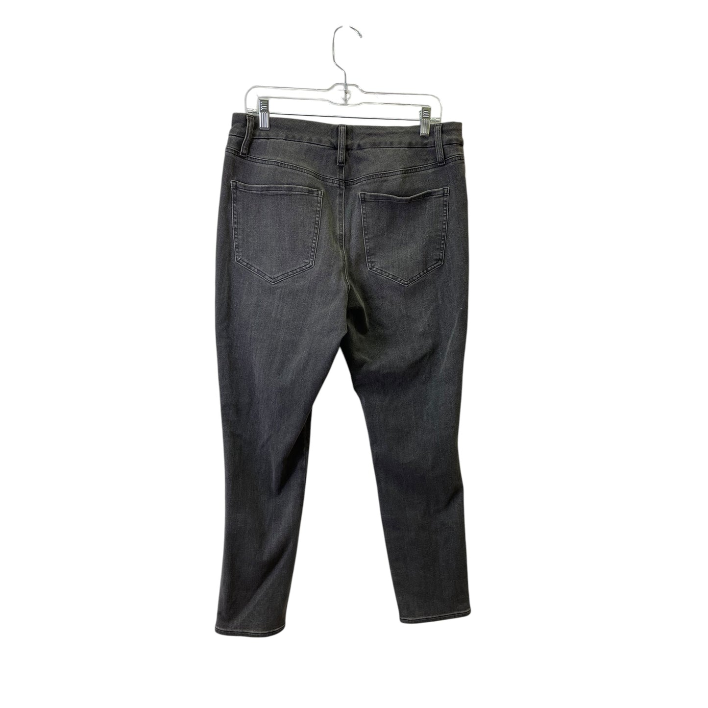 Jeans Skinny By Express In Black Denim, Size:12